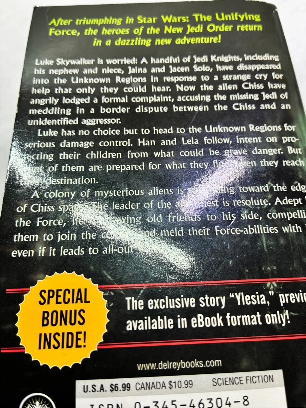 Star Wars: The Joiner King (Dark Nest, Book 1) By Troy Denning 2005 - Picture 6 of 6